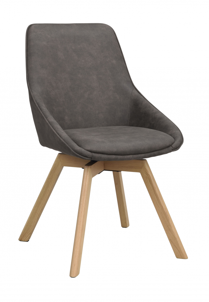 Chaise 'Alison' - Mörrå/chêne