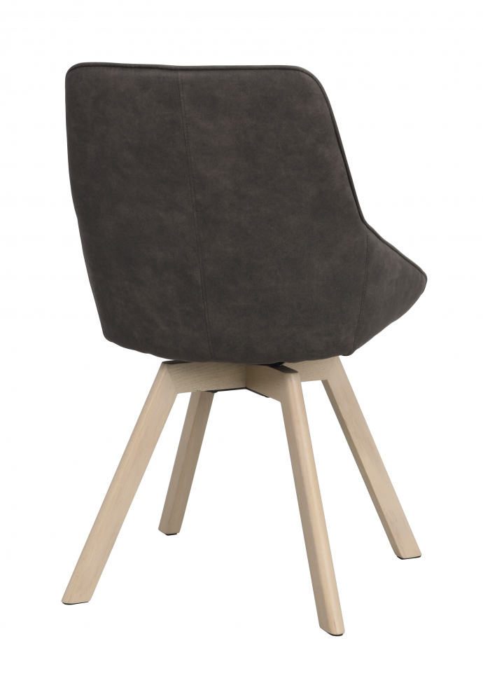 Chaise 'Alison' - Mörrå/blanc pigmenté