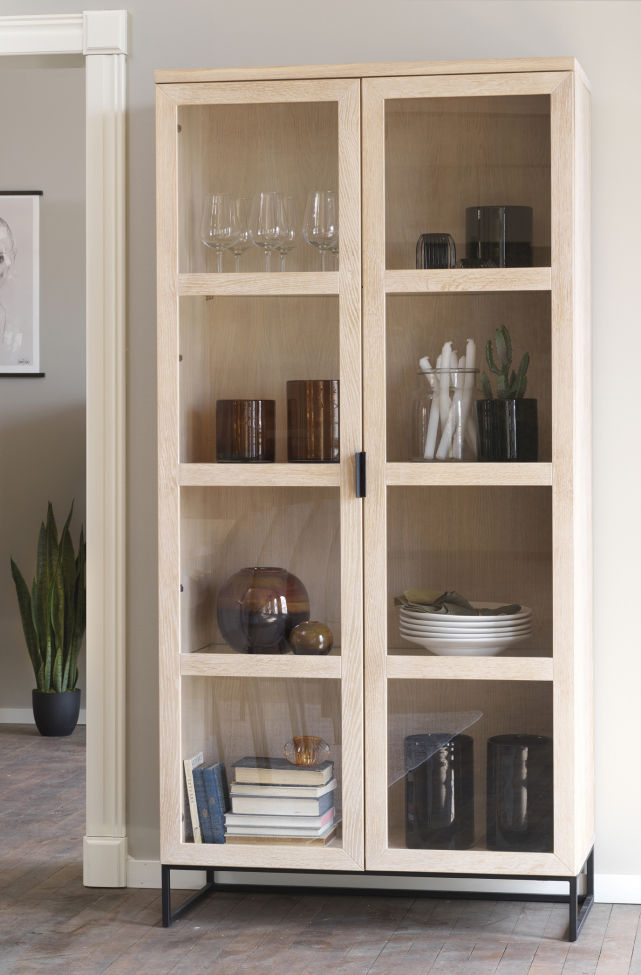 Vitrine 'Everett' - Naturel