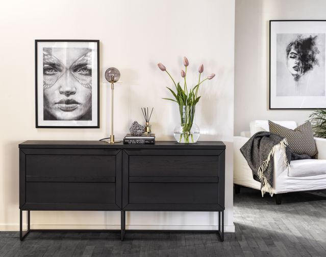 Table d'appoint 'Everett' - Noir