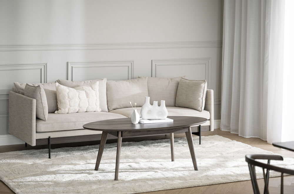 Table basse 'Yumi' 130x65cm - Brun