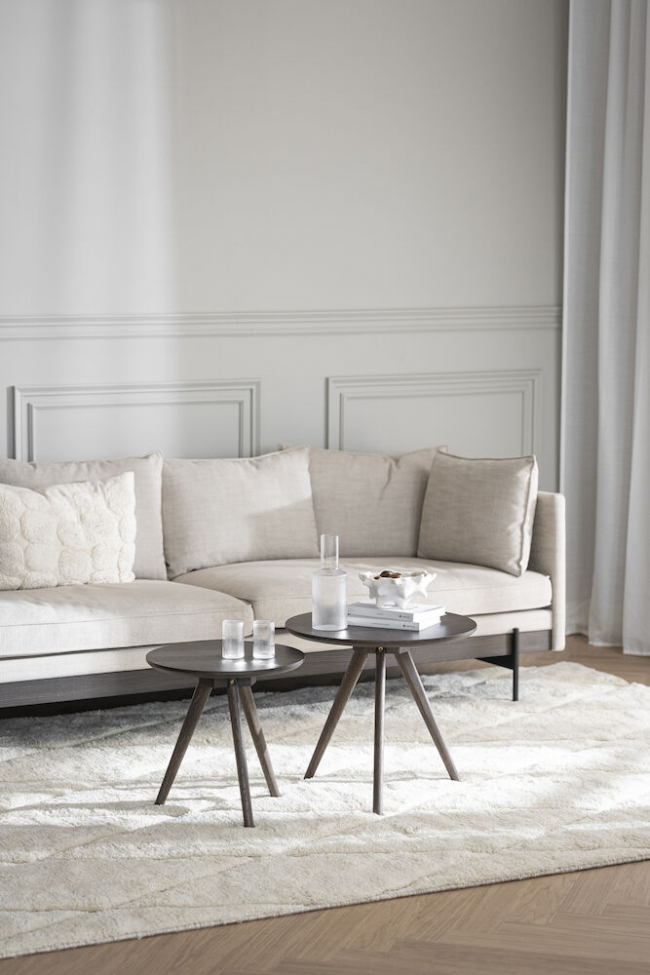 Table basse 'Yumi' 2 pièces - Brun