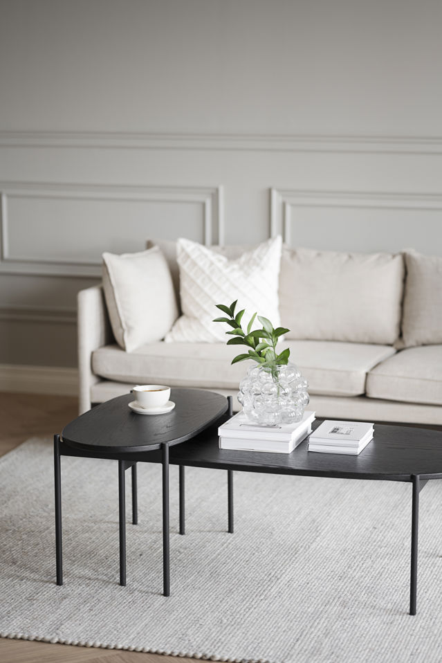 Table basse 'Skye' 80x40cm - Noir