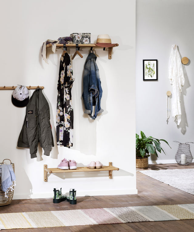 Rangement à chaussures 'Milford' - Chêne