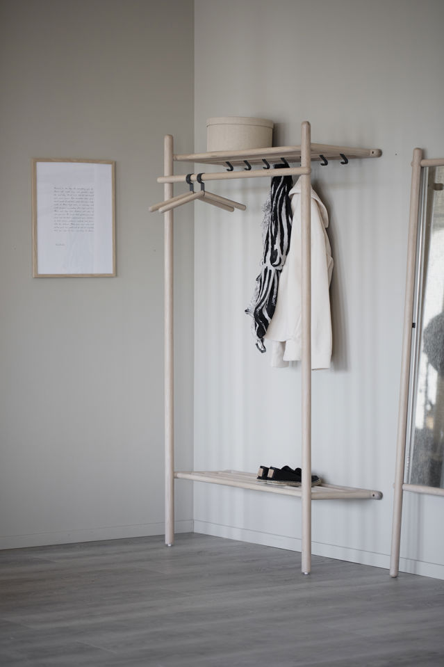 Porte-vêtements 'Milford' - Blanchi