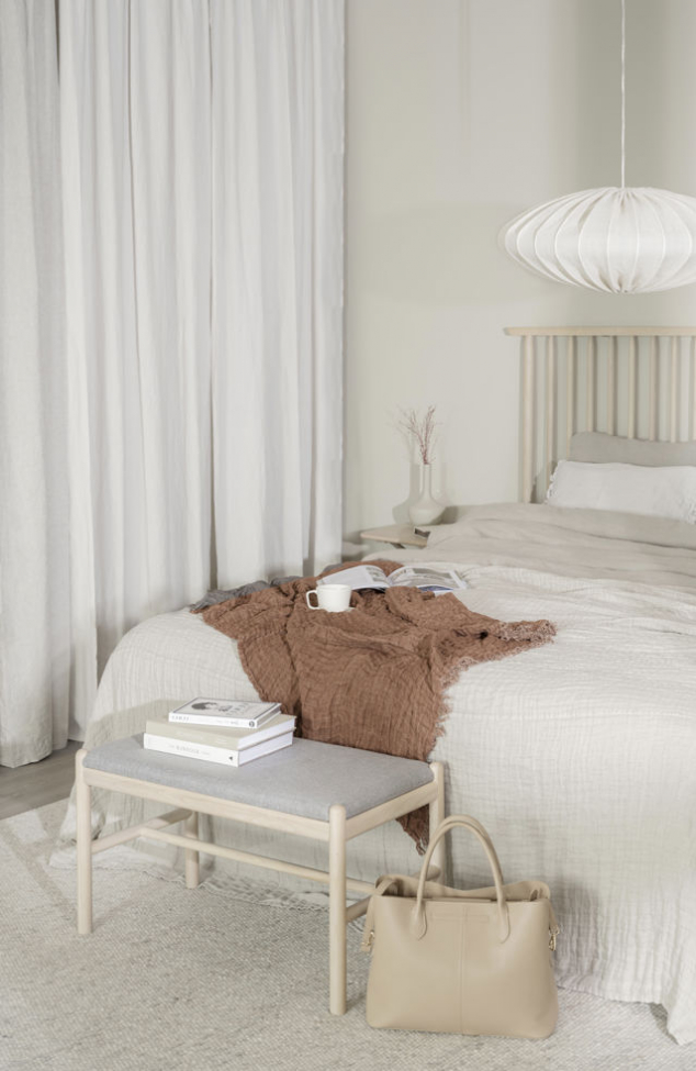 Banc 'Milford' - Blanchi/Gris