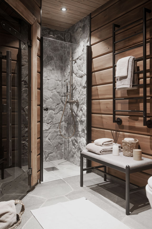 Banc 'Milford' - Noir/Gris