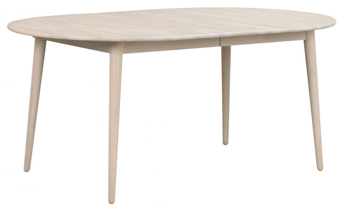 Table à manger 'Tyler' Ovale 170x105cm - Chêne blanchi