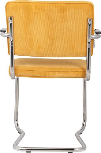 Chaise 'Ridge Kink' - Jaune clair