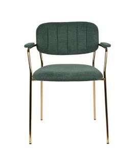 Chaise 'Jolien' - Vert/Or