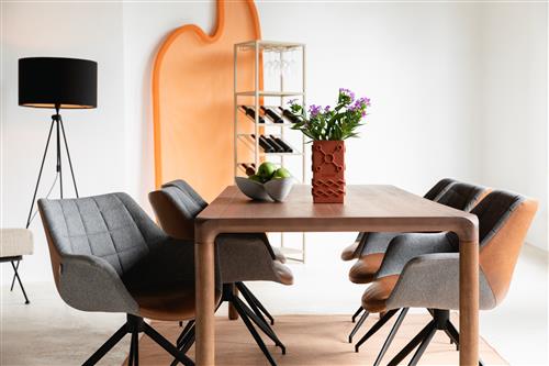 Chaise 'Doulton' pivotante - Marron