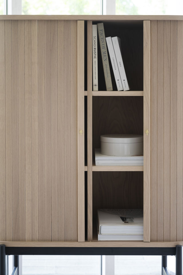 Armoire 'Haddington' - Pigmentée en blanc/Noir