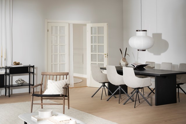 Fauteuil 'Lowell' Pivotant - Gris