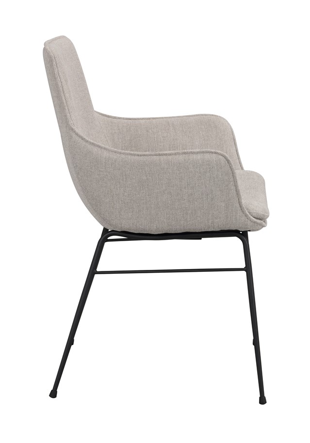 Fauteuil 'Lowell' - Gris