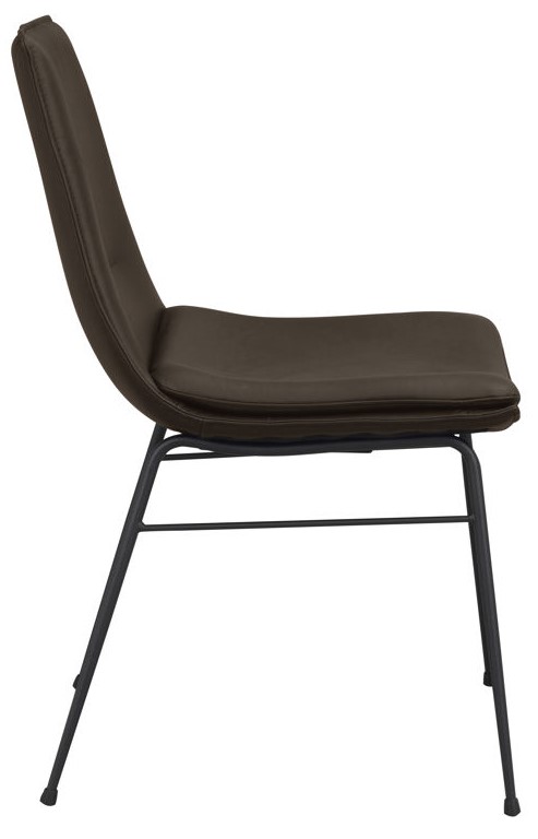 Fauteuil 'Lowell' - Marron