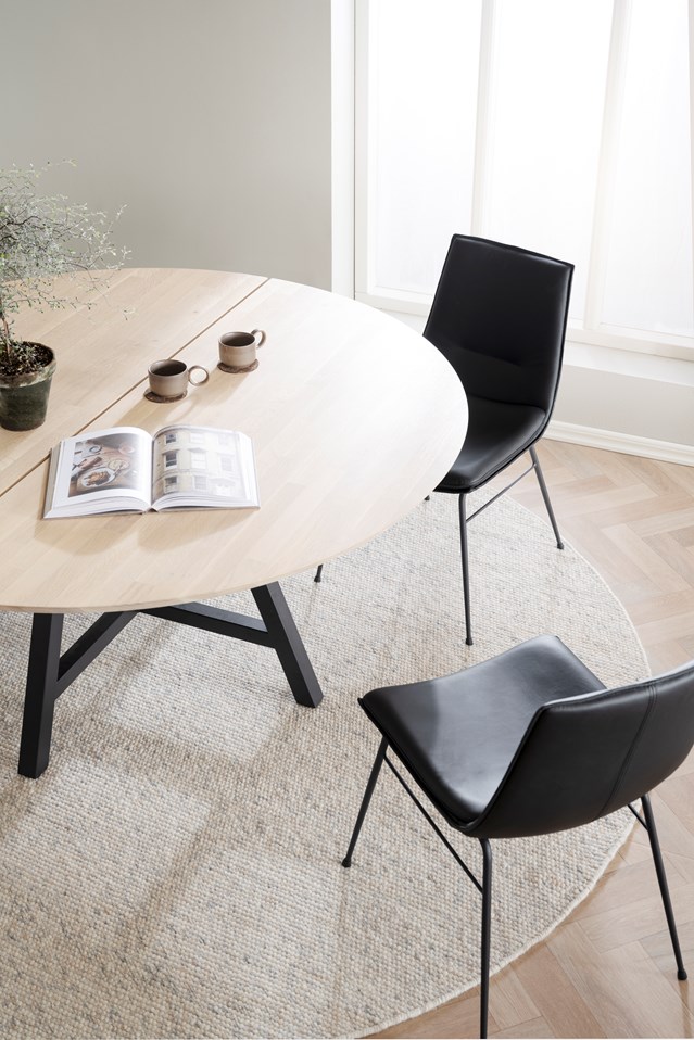 Fauteuil 'Lowell' - Noir