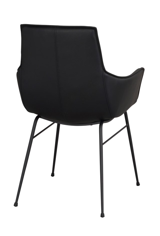 Fauteuil 'Lowell' - Noir