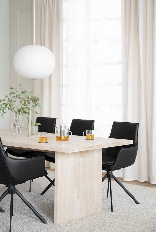 Table à manger 'Emmett' 240x95cm - Naturel