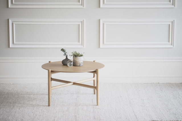 Table basse 'Holton' Ronde 80cm - Naturel