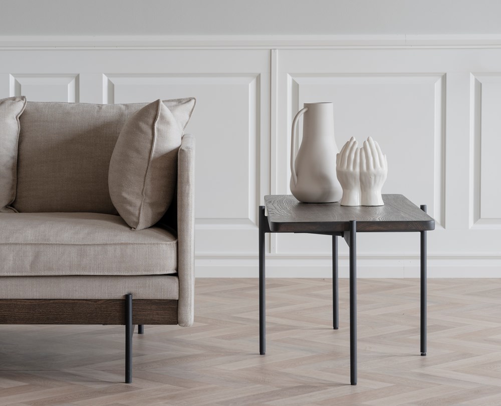 Table basse 'Shelton' 90x50cm - Marron