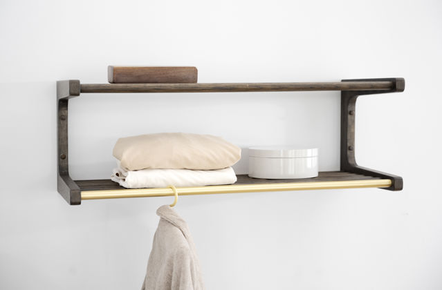 Porte-manteau 'Inverness' 80cm - Brun