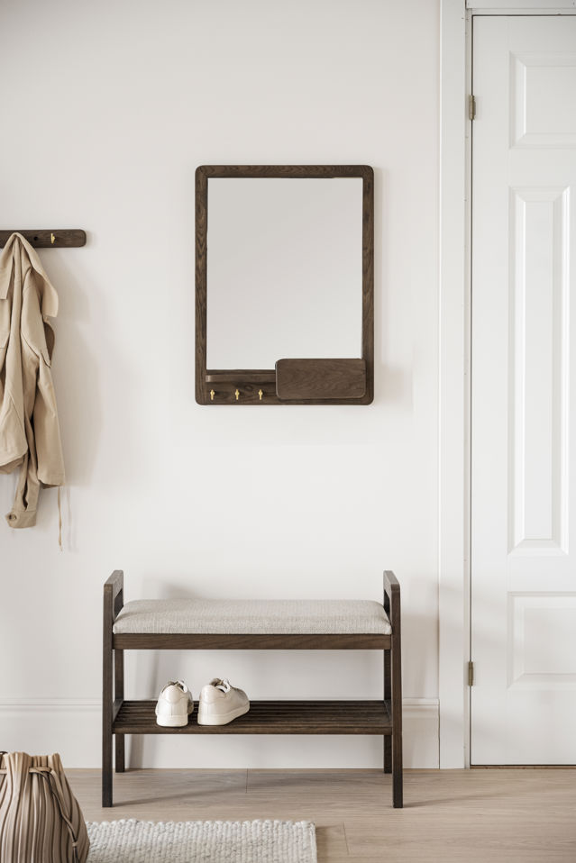 Miroir 'Inverness' - Brun