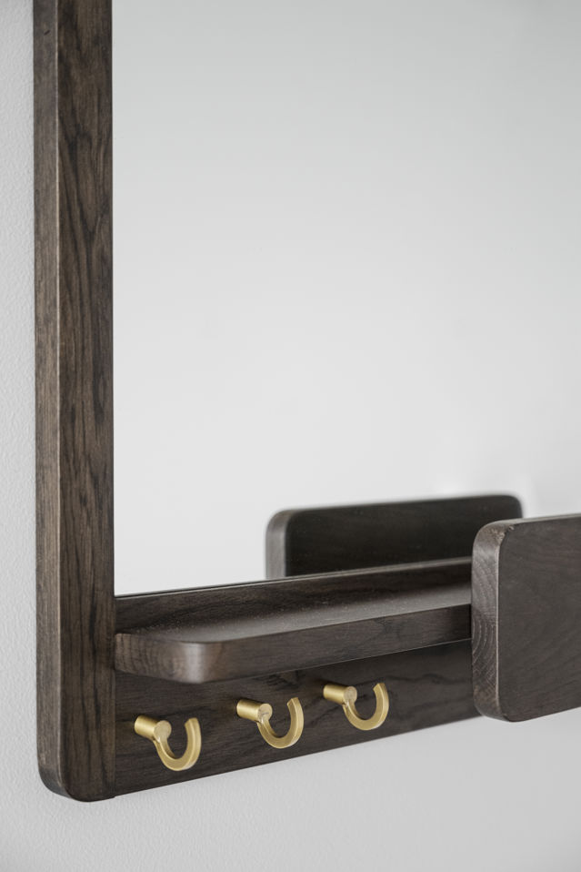 Miroir 'Inverness' - Brun