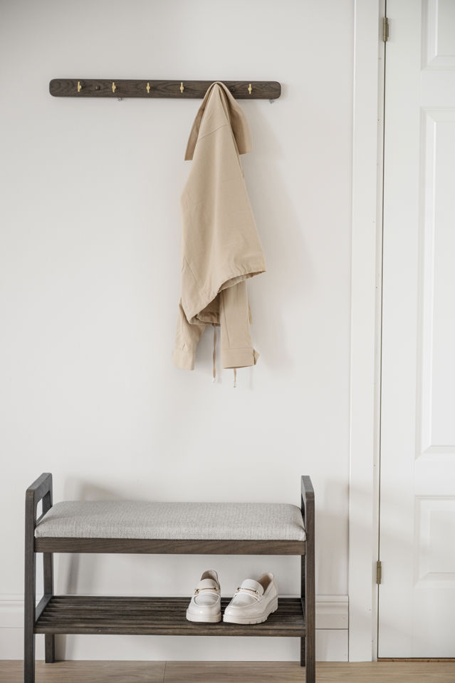 Barre à crochets 'Inverness' 65cm - Brun