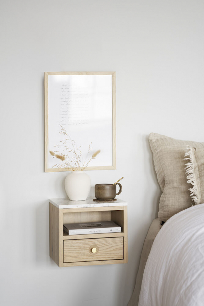 Table de chevet 'Whitmore' - Chêne clair