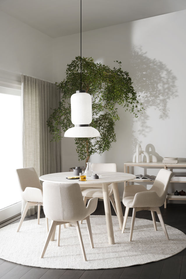 Fauteuil 'Drimsdale' - Beige/Blanc pigmenté