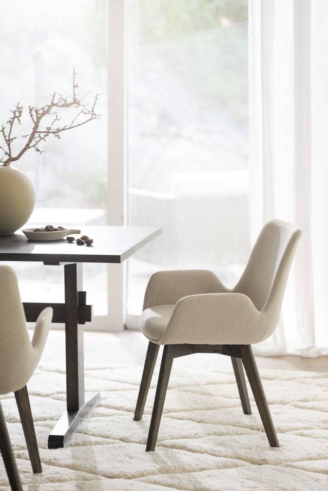 Fauteuil 'Drimsdale' - Beige/Brun