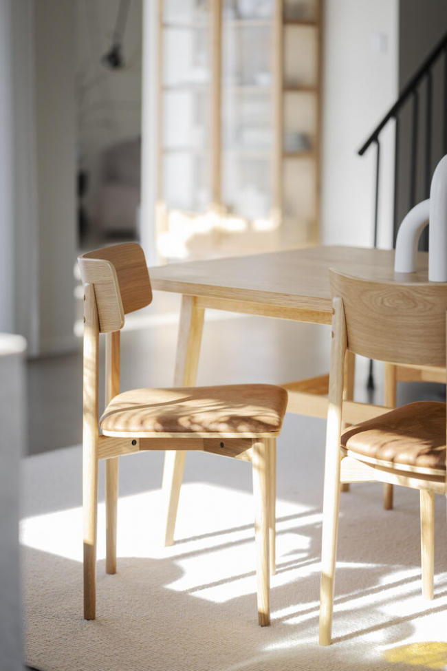 Chaise 'Wolcott' - Chêne