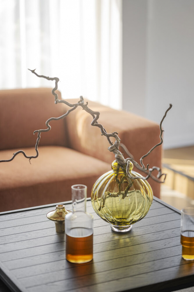 Table basse 'Deerfield' 70x70cm - Chêne foncé