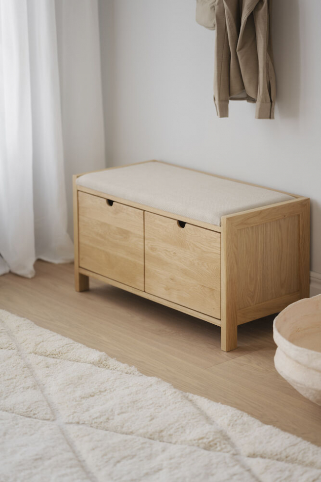 Banc d'entrée 'Hillmond' - Chêne