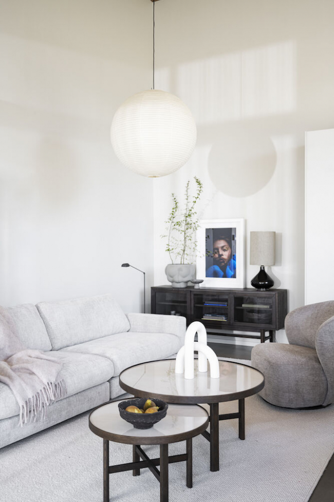 Table basse 'Marsden' Ronde 90cm - Brun