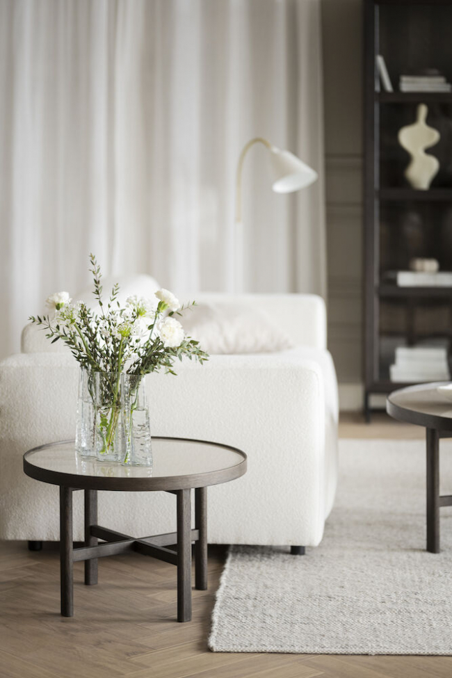 Table basse 'Marsden' Ronde 60cm - Brun