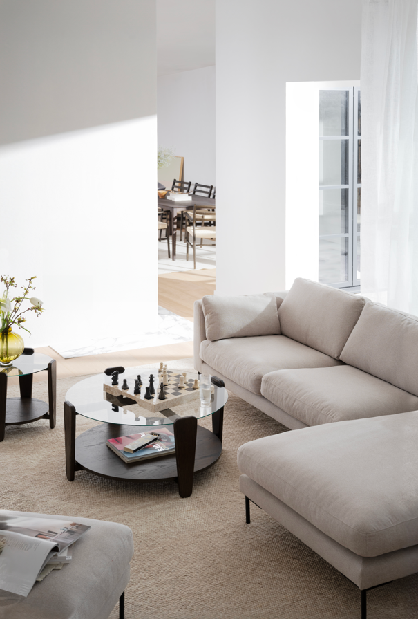 Table basse 'Arran' Ø93 - Brun