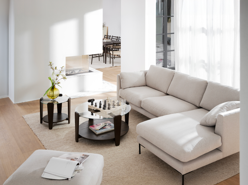 Table basse 'Arran' Ø52 - Brun