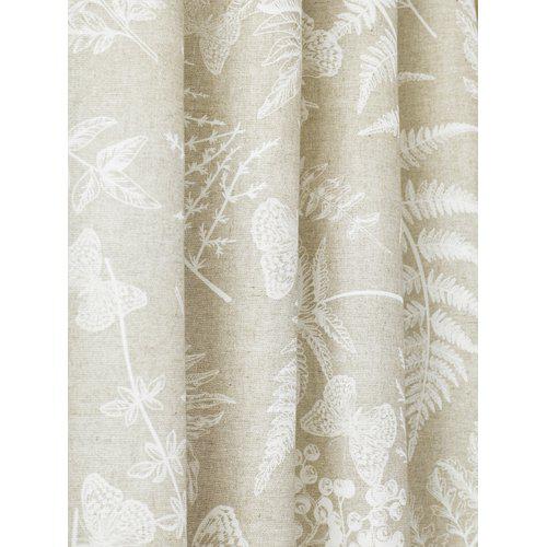 Paquet de 2 rideaux 'Fern' 135x290 - Beige