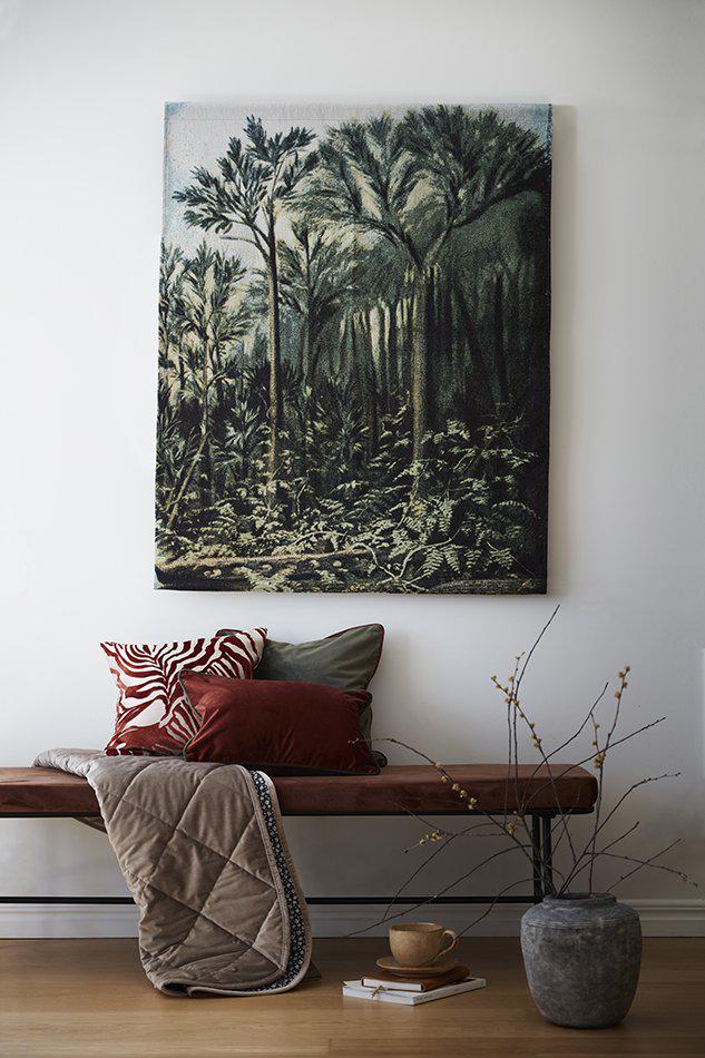 Tapisserie murale 'Botanic' 100x127 - Vert