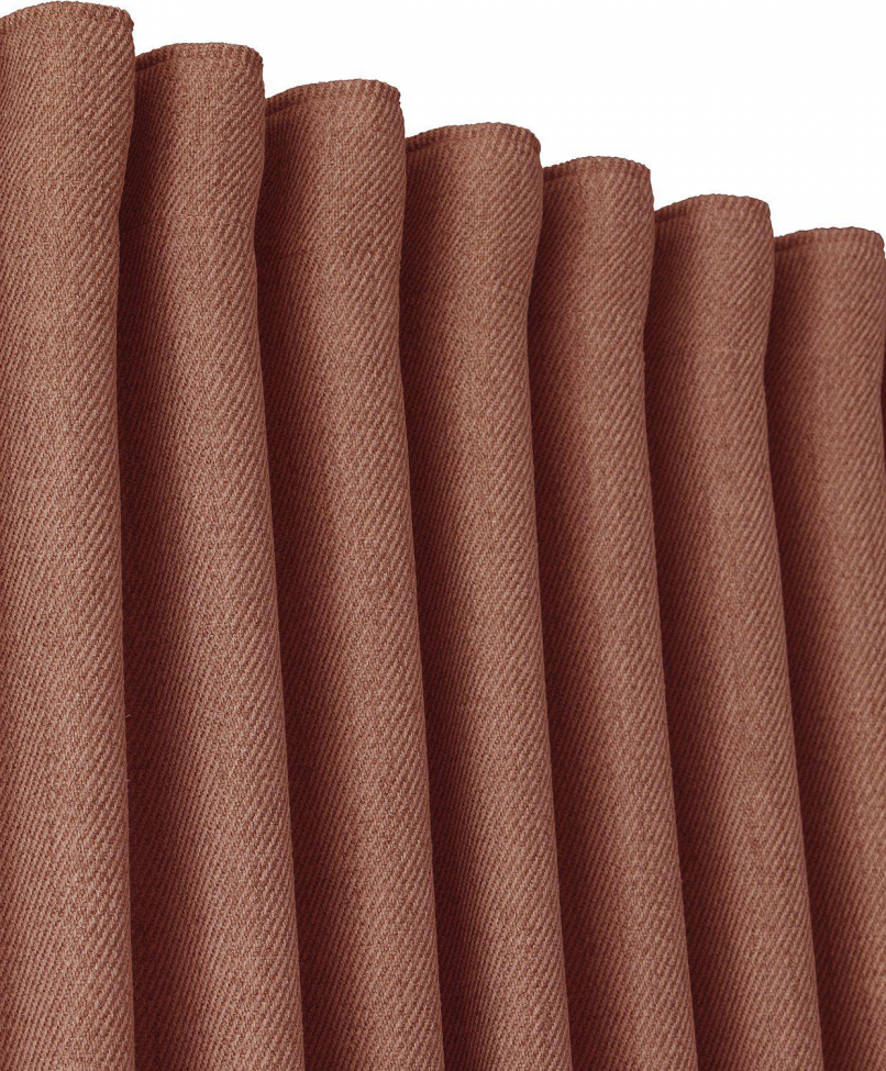 Paquet de 2 rideaux 'Greenwich' 140x280 - Marron