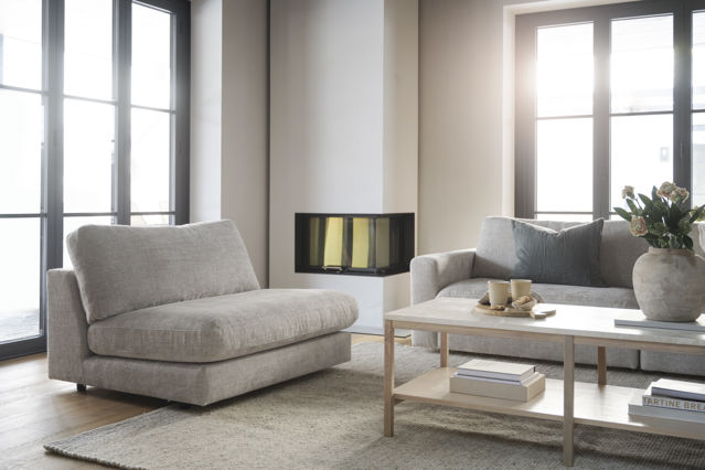 Fauteuil 'Duncan' - Gris clair