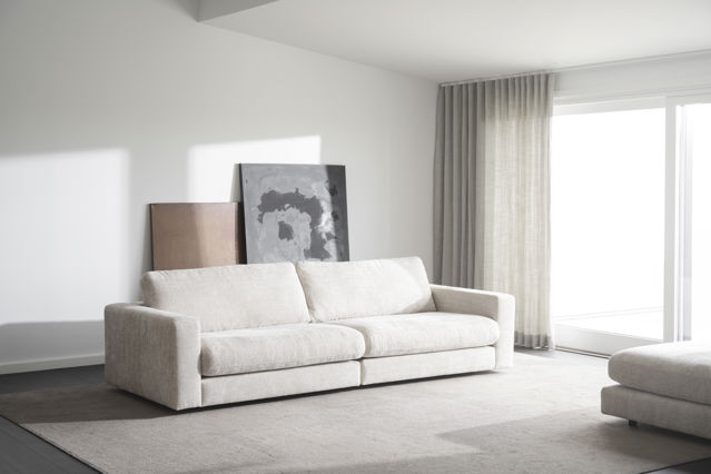 Canapé 3 places 'Duncan' - Gris clair