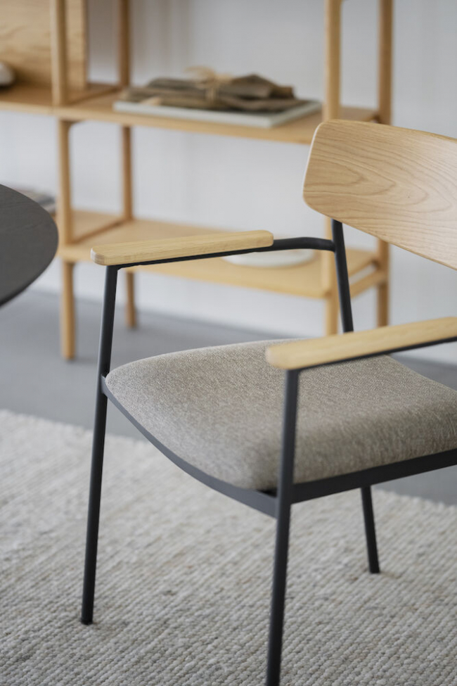 Fauteuil 'Maymont' - Beige foncé