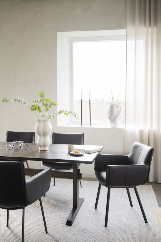 Fauteuil 'Hinckley' - Noir