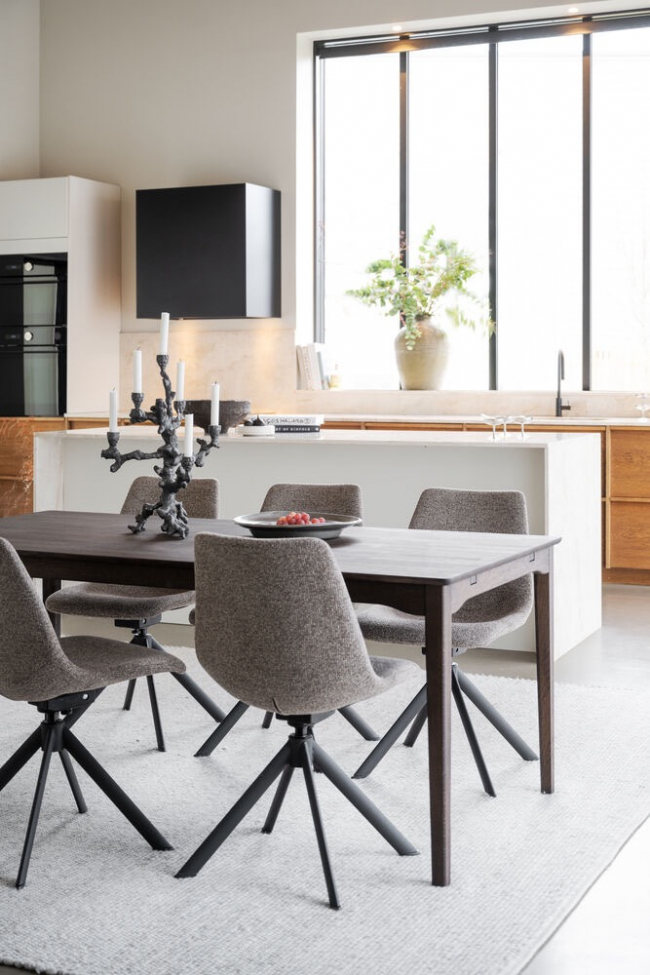 Chaise 'Dunmore' - Beige/Noir