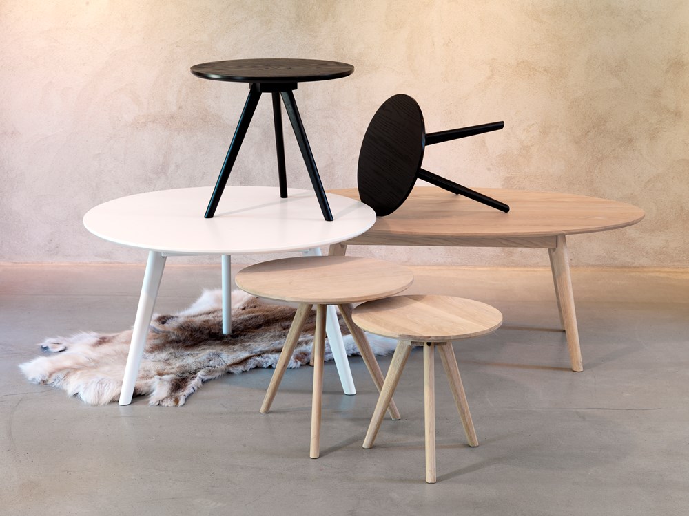 Table basse 'Yumi' 2 pièces - Noir