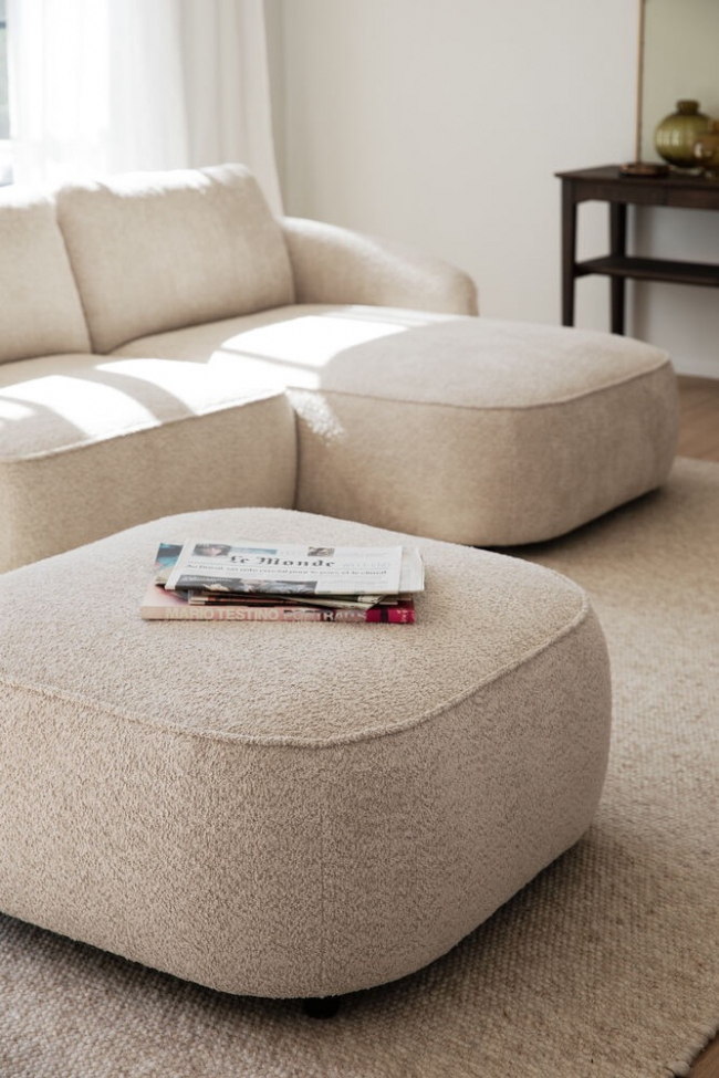 Pouf 'Norris' - Beige