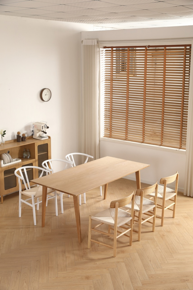 Table à manger 'Saba' 180x90 cm - Chêne