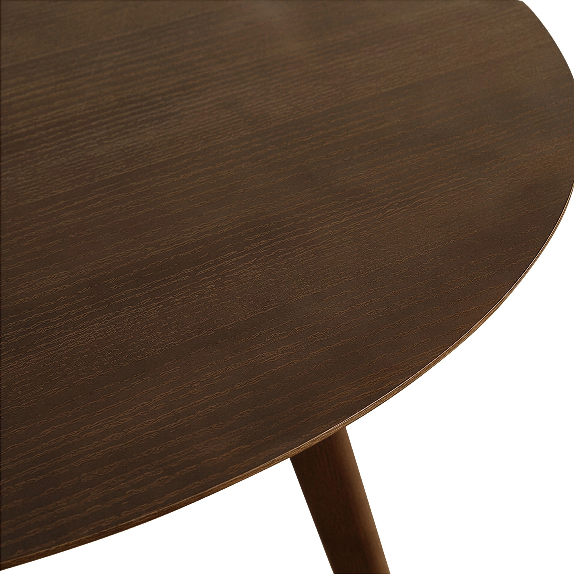 Table à manger 'Luma ' Ronde 115 cm - Noyer